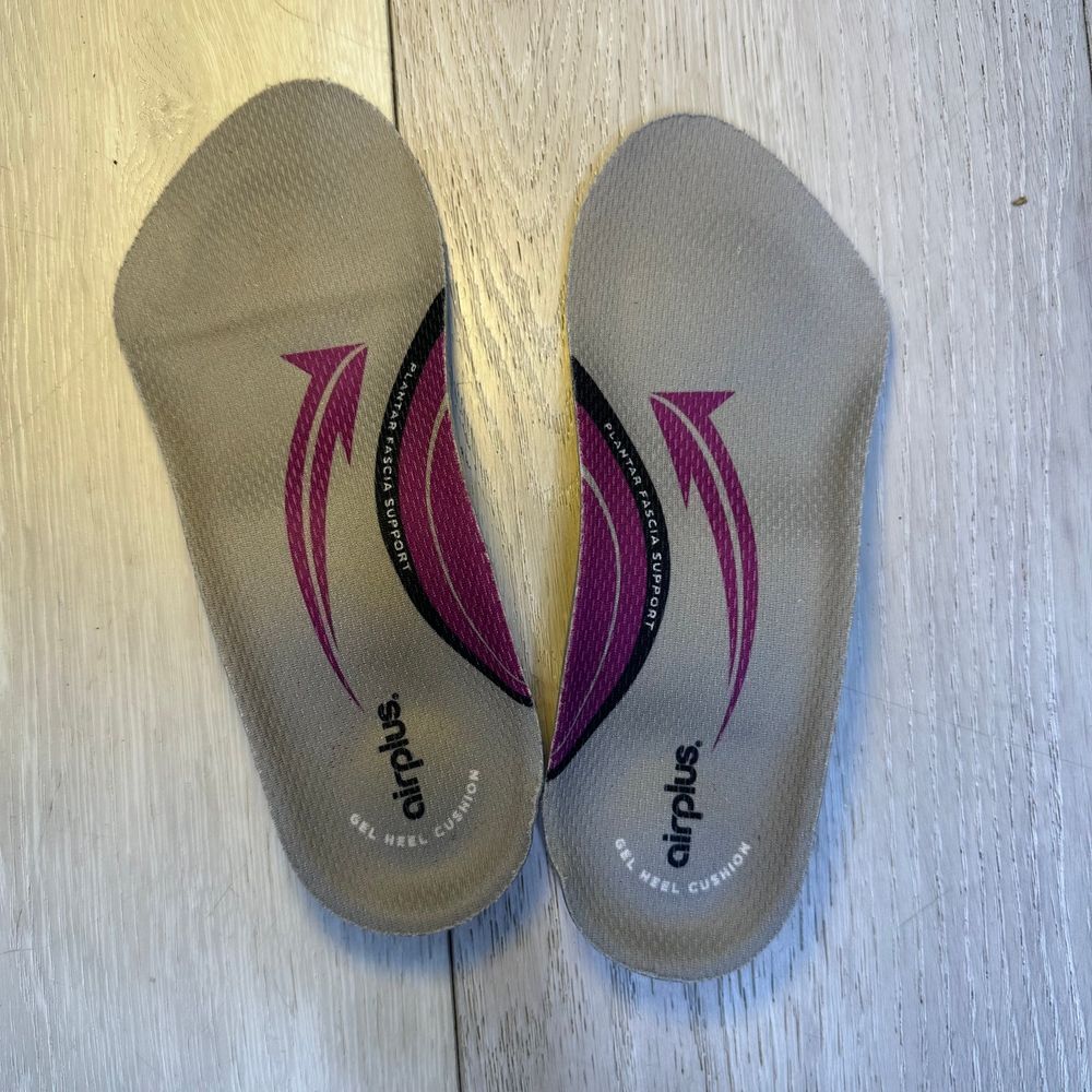 Airplus womens insoles plantar fascia arch support orthotic heel cushion size‎ L